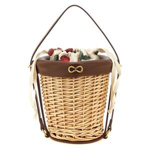 Twin Set Women Wicker Bucket
